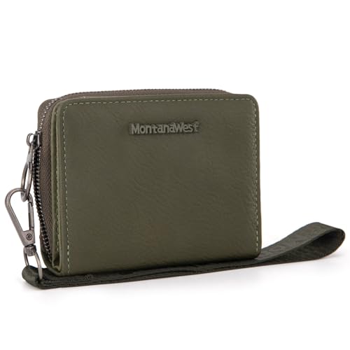 Image of Montana West Small Wallet for Women Men Female Ladies with a Detachable Wristlet Women's Wallet with Rfid Blocking Lining Minimalist Lightweight & Easy to Carry