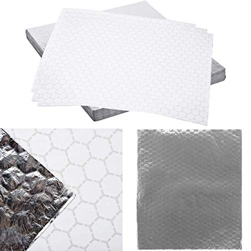 MM Foodservice Insulated Cushion Foil Wrap, Insulated Foil Sandwich Wrap, Pre Cut Honeycomb Insulated Wrap Sheets, 14 x 16 Inches (Pack of 100)