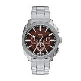 Fossil Orologio da uomo in acciaio inossidabile con cronografo a macchina (Modello: FS6144)