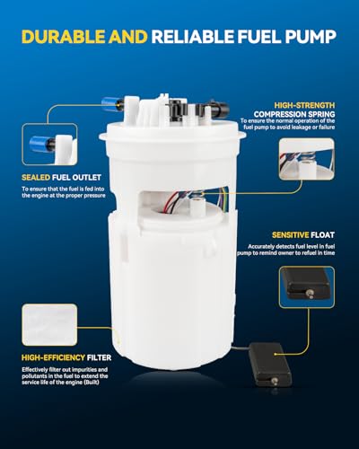 Image of PHILTOP Electric Fuel Pump Assembly FG1368 Fit for Chevrolet Aveo