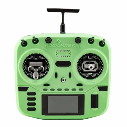 Xiangtat RadioMaster Boxer Crush EdgeTX 2.4G 16CH Transmitter Radio Control ExpressLRS RF System with AG01 Hall Gimbals (Mint Mist-ELRS M2)