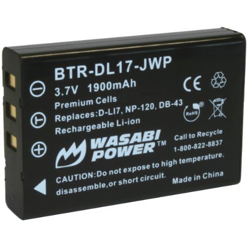 Amazon.com : Wasabi Power Battery for Pentax D-L17 and Pentax