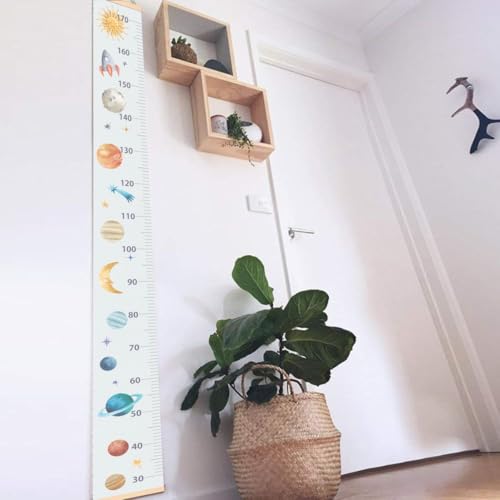 Régua Do Crescimento Astronauta - Pendurar - Canvas - Espaço, Naves