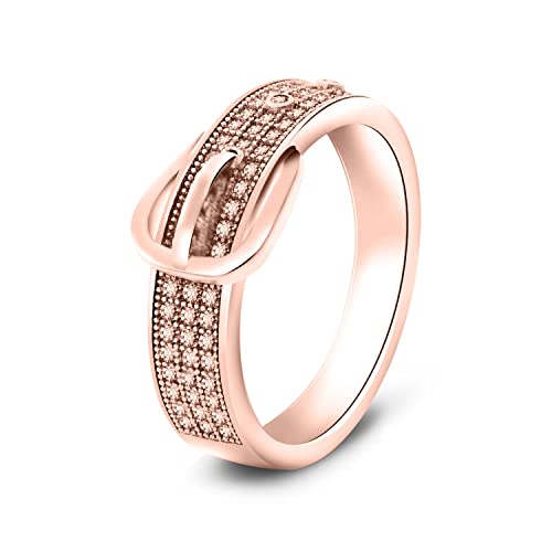 Granddaughter Cz Gift Sterling Silver Happy Birthday Ring Belt Buckle Statement Band Anniversary Christmas Jewelry Fun Holiday Bands2