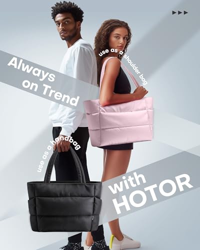 HOTOR Puffer Tote Bag for Nurses
