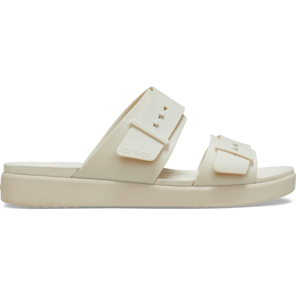 Crocs Brooklyn Buckle Low Sandal Beige - Women's - Size 8