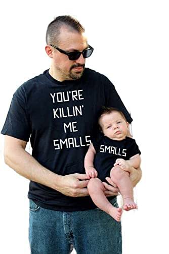 Amazon.com: You're KILLIN ME SMALLS father's son daughter tee matching