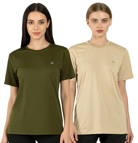Image of SHAUN Women Loose Fit Tshirt Dryfit(904W02 $P Pack of 2)