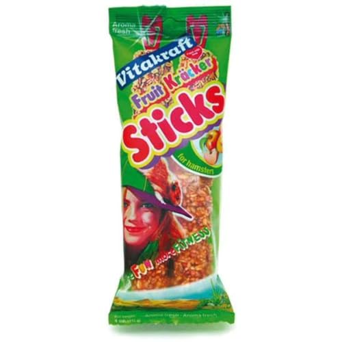 Vitakraft Hamster Treat Kracker Sticks (Flavour: Fruit)