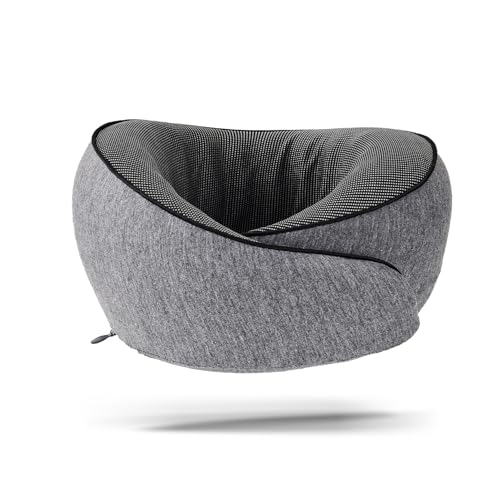 Reviews de Almohada bamboo al mejor precio. 46 Smart Bamboo Almohada de Viaje Ergonómica Soporte Cervical en Forma de U | Espuma Viscoelástica | Compacta y Suave | Ideal para Avión, Auto, Oficina o Casa