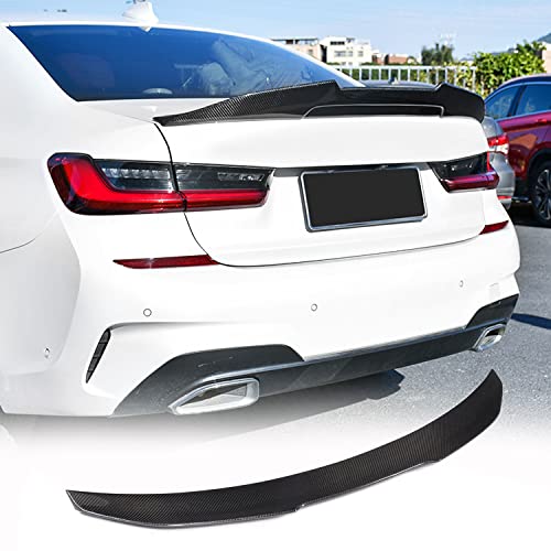 Mcarcar Kit Carbon Fiber Trunk Spoiler For Bmw 3 Series G20 Sedan G80 M3 Spoiler 2019Up 320I 330I 330E M340I 318D 320D 330D Rear Boot Lid Highkick Wing Lip Factory Outlet (A Style) #TOP5
