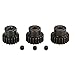 5pcs 32P 0.8 5mm 13T 14T 15T 16T 17T 18T 19T 20T 21T Black Steel Metal Pinion Motor Gear for 1/10 Industrial Bearings Gears(15T)