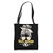 Bus Driver Life Messy Bun Bus School Bus Driver Tote Bag