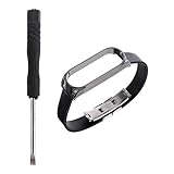 BUGUUYO Cinturino Sostitutivo per Orologio Compatibile con Xiaomi e Nfc Materiale Pu Resistente all Usura per Polso Individuale per Corsa Danza e Allenamento