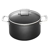 Le Creuset Toughened Non-Stick Deep Casserole with Lid, 24 cm