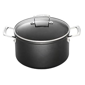 Le Creuset Antihaft-Fleischtopf mit Glasdeckel 24 cm