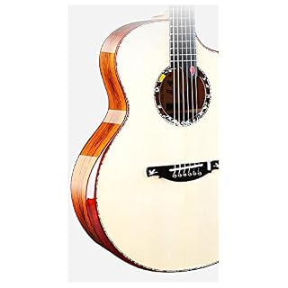 YYYSHOPP Guitare Acoustique en Bois Massif Dadamu, Touche de 41 Pouces, Guitare Magnifiquement motrice à Motifs Guitare… - Les Beatles, Paul McCartney, John Lennon, RIngo Starr, George Harrison YYYSHOPP Guitare Acoustique en Bois Massif Dadamu, Touche de 41 Pouces, Guitare Magnifiquement motrice à Motifs Guitare… – Image 5