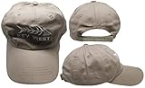 Trade Winds Key West Bone Fish Bonefish Khaki Washed Style Adjustable Embroidered Hat Cap