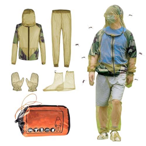 Combinaison anti-mouches intégrale pour femme avec veste pantalon et gants