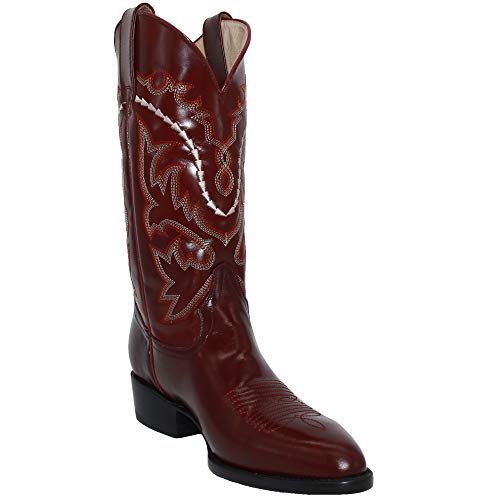 Western Shops Mens Genuine Leather Chameleon Design Western Cowboy Boot