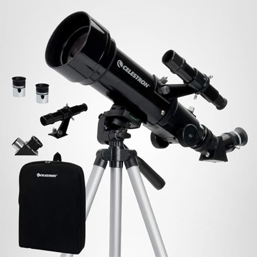 Celestron Travel Scope 70 Portable Refractor Telescope – 70mm Aperture, Fully-Coated Glass Optics – Includes Tripod, Backpack & Software – Ideal for Beginners & Travel - Image 10