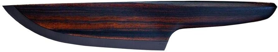 Lignum Skid Chef's Knife | Macassar Ebony Wood - Titanium Coated Steel