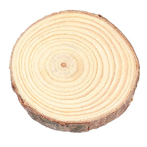 Natural Wood Slices Craft Unfinished Wood kit Circle Wooden Discs for Arts Wood Slices Christmas Ornaments DIY Crafts(5~6cm)
