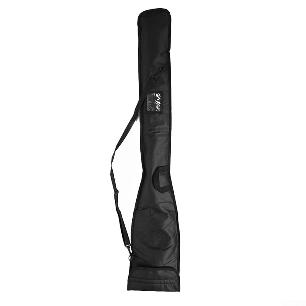 HpLive Paddle Bag for 2 Paddles, Portable Oxford Fabric Storage Bag for Canoe and Kayak Rowers, with Adjustable Shoulder Strap, 130 x 26 cm, Black