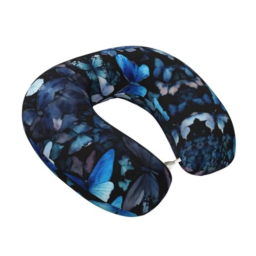 Almohada de Viaje con Funda Negra y Espuma Viscoelástica miniatura 2