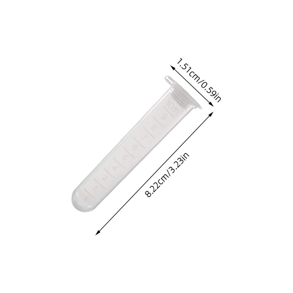 Plastic Centrifuge Tube 200pcs 10Ml Centrifuge Tubes Clear Plastic with Scale