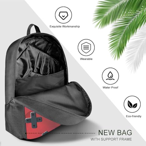 Gamer Backpack 17 Inches Large Capacity Casual Cartoon Game Backpack3