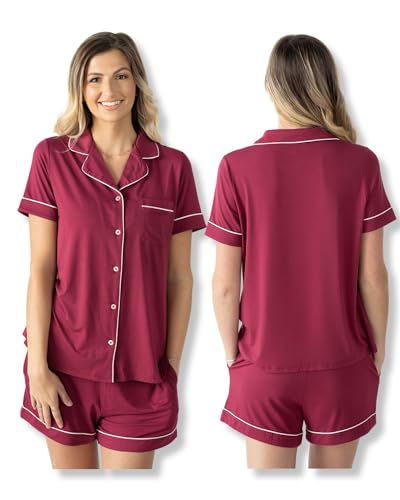 Image of Kindred Bravely Clea Classic Short Sleeve Maternity & Nursing Pajama Set