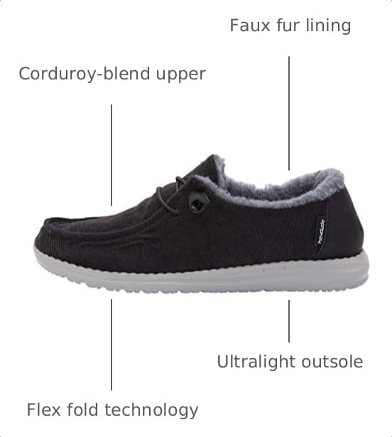 Image of HEYDUDE Women's Wendy Chambray | Women's Shoes | Women's Lace Up Loafers | Comfortable & Light-Weight