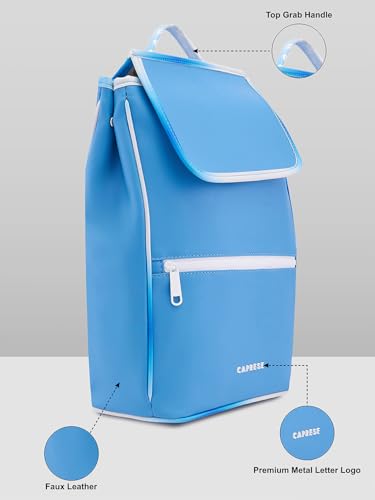Image of Caprese Vivian Fashion Backpack Large Bag for Women | Stylish and Functional Design with Adjustable Strap | Perfect for Daily Use, Travel, and School | Ideal for Students and Professionals