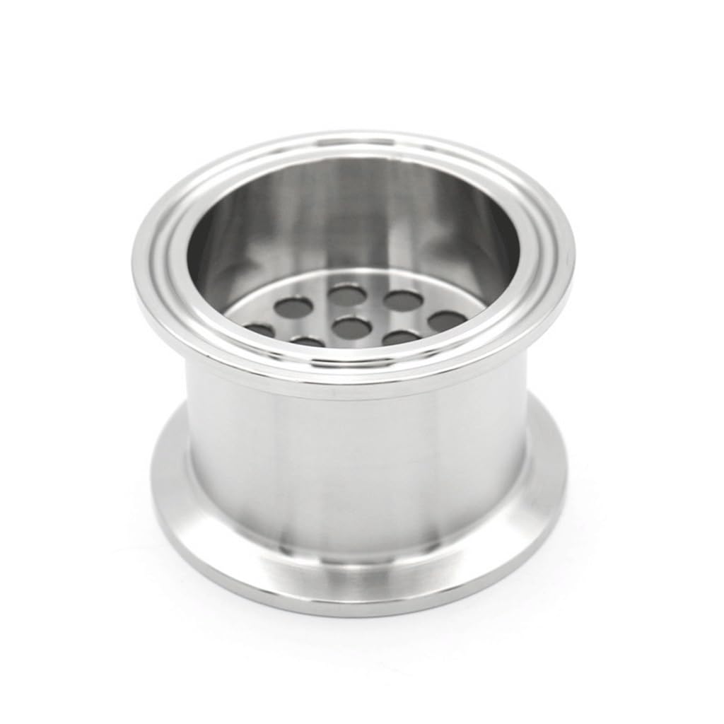 Abrazadera de filtro Tri Clamp 2" para elaboración casera de cerveza con placa de acero