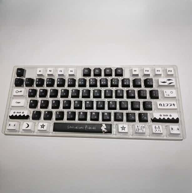 Amazon.co.jp: バーチャル YouTuber vtuber 白上 フブキ キーキャップ