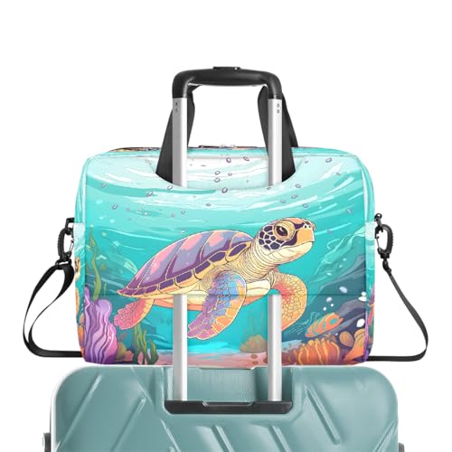 Maletín para portátil con diseño tortuga, 13-16 pulgadas miniatura 7