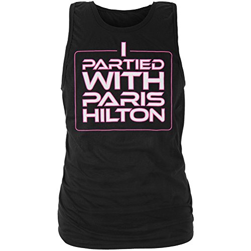 Paris Hilton - I Partied with Paris Tank Top - Small Black