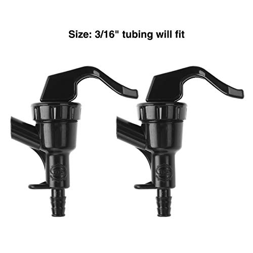 Kunststoff Picknick Wasserhahn Zapfen Fass Bier Zapfhahn Flüssigspender Zapfhahn Trennt Zapfen Fass Abfülleimer Zapfhahn Schwarz für Homebrew Barrel Fermenter Weinbier