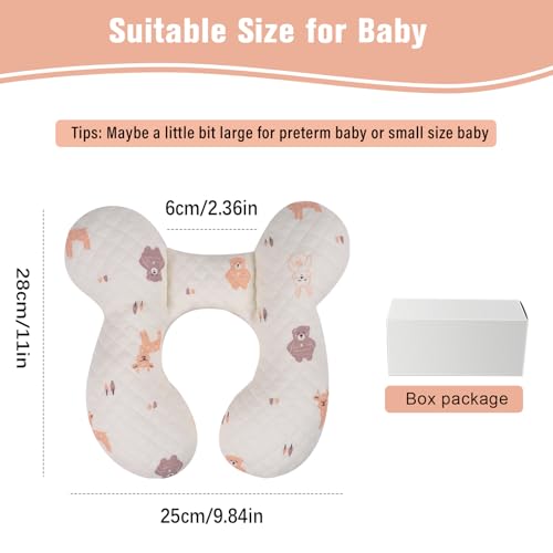 Almohada de cuello para bebé vocheer, algodón, soporte miniatura 6