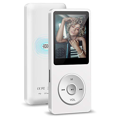 Aigital MP3 Player,16GB Portable MP3/MP4 Music Player HiFi Lossless Sound with Built-in Speaker, Voice Recorder, Photo Viewer, Video Player and the Games,Support up to 128GB TF Cardï¼ˆInclude Earphonesï¼‰