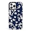 Navy Cherry Blossom Floral