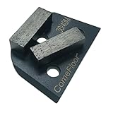 Concrete Floor Grinding Disc, Diamond Metal Grinding Shoes for Concrete Preparation, Compatible with Lavina/Onfloor Grinders, Double Bar 30/40 Grit Medium Bond, Pack of 9