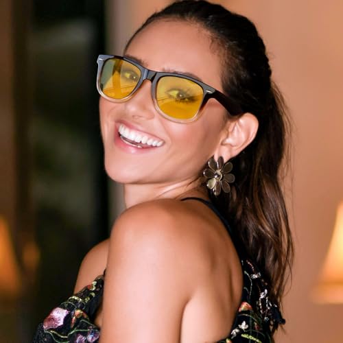 Image of Joopin Square Sunglasses Polarized UV400 Designer Sun Glasses Men Women | Oversized, Plastic Frame, Retro, Vintage, Unisex, Trendy Shades for Driving, Party, Fishing, Business, Costume