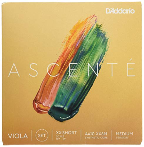 D'Addario Ascenté - Corde Per Viola, Scala Extra-Extra Corta, Tensione Media