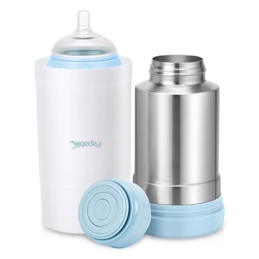 Papablic Portable Travel Baby Bottle Warmer Plus with Large Capacity, 18 oz