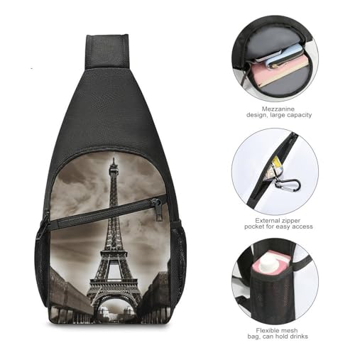 Mochila tipo Sling Bag para senderismo y uso urbano miniatura 5