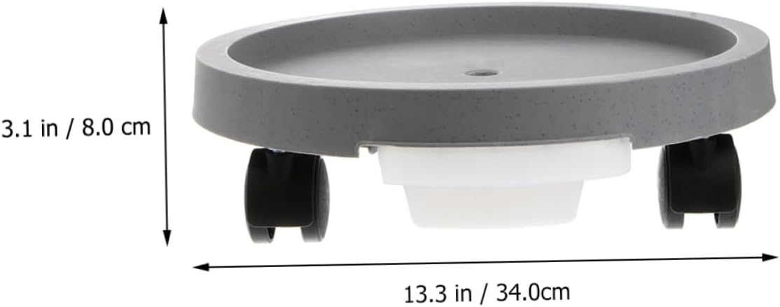 Creative Flowerpot Tray with Water Tray Mobile Plant Pot Saucer for Use Easy to Clean Keeps Floor Tidy for Plants