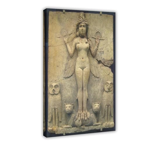 Impression sur toile Queen of The Night pour habiller un mur vide avec le relief Lilith