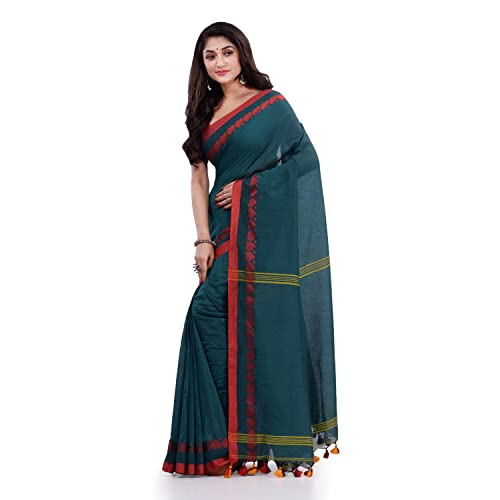Image of dB DESH BIDESH Women`s cotton saree for woman handloom cotton georgette silk party, wear latest, loveria new, collection farewell soft mulmul linen cotton sarees for women with unstitched blouse